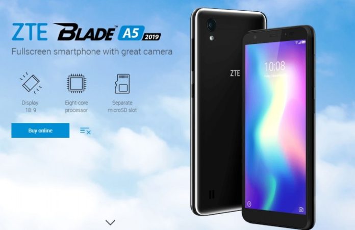 Zte blade a5 2019 обновление